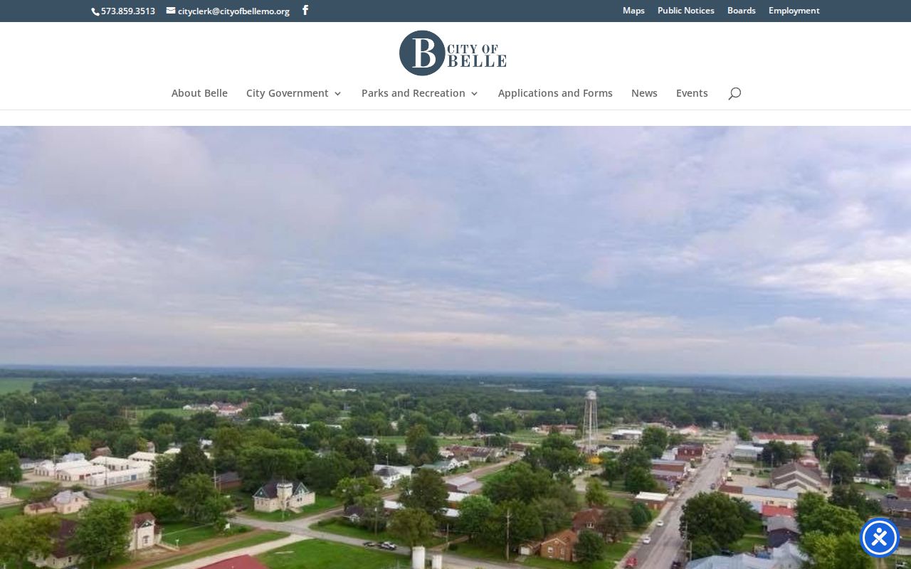 Belle criminal history local context on the City of Belle homepage